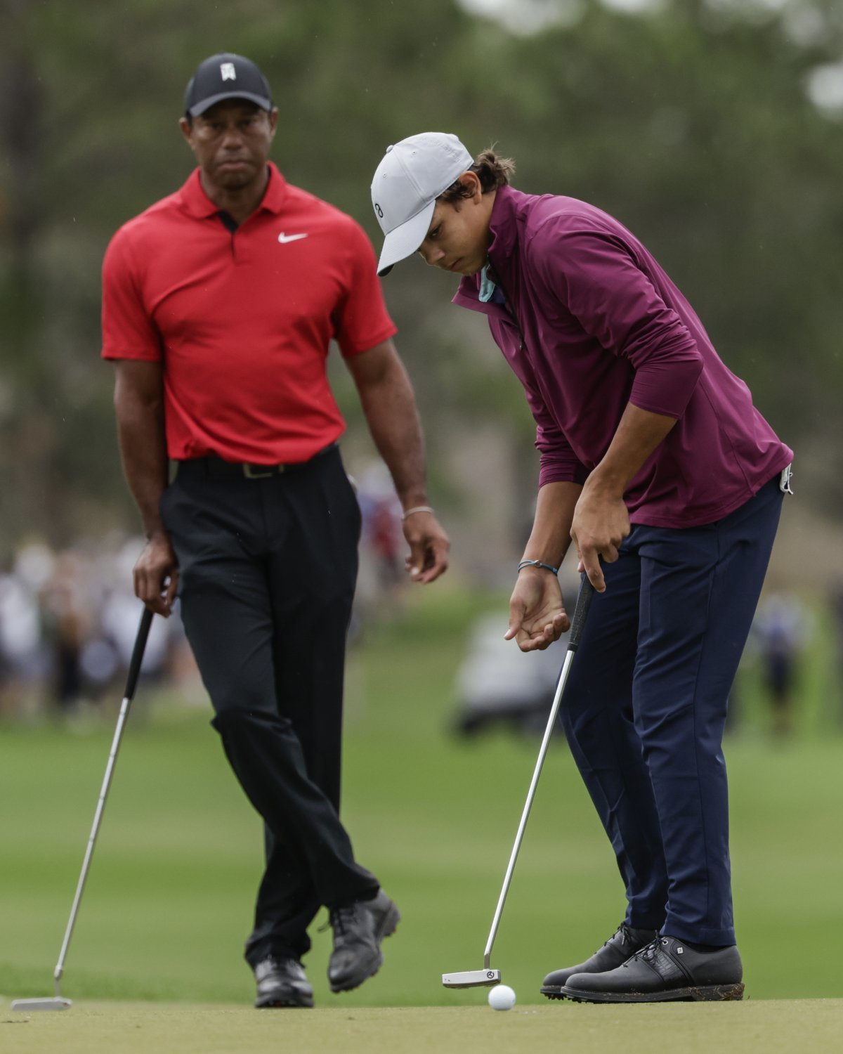 Woods' son Charlie eliminated from PGA US Open qualifying round